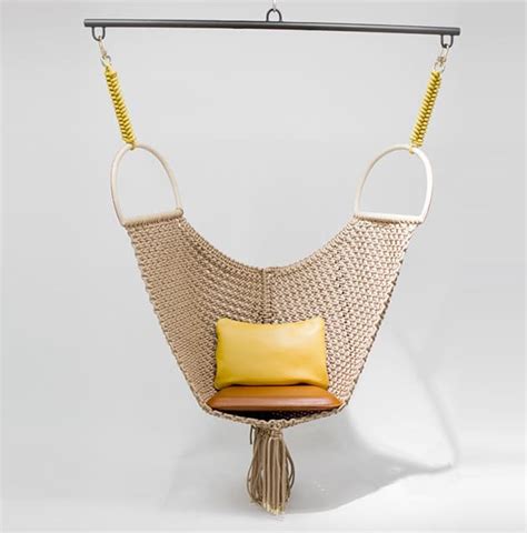 Patricia Urquiola's Swing Chair for Louis Vuitton .